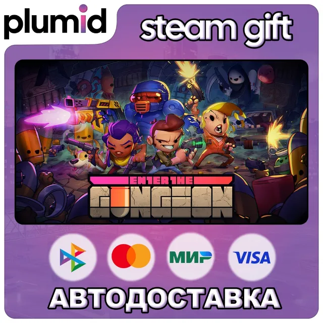Enter the Gungeon Steam Gift / Россия + МИР / АВТО