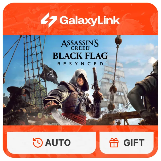 Assassin's Creed Black Flag Resynced | АВТО | ВЫБОР РЕГИОНА | STEAM ПОДАРОК