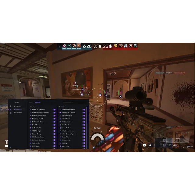 Купить Ancient для Rainbow Six Siege | Приватный чит Aim + ESP + Abilities [24 hours]