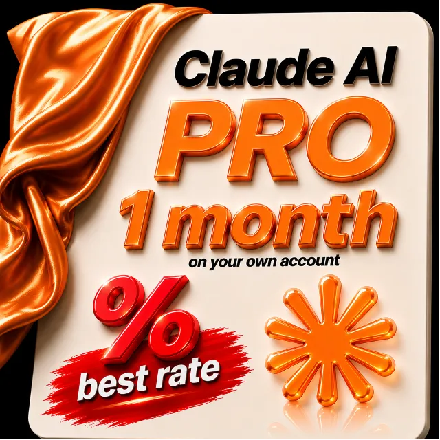 ПРОДЛЕНИЕ | Claude AI PRO Официальная Подписка 20$ | НА ВАШ АККАУНТ | БЕЗ ВХОДА | БЫС