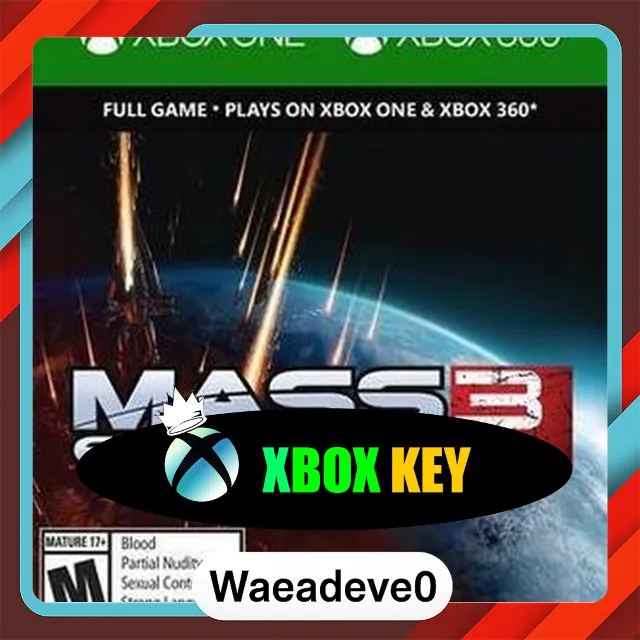 Mass Effect 3 XBOX LIVE Key GLOBAL
