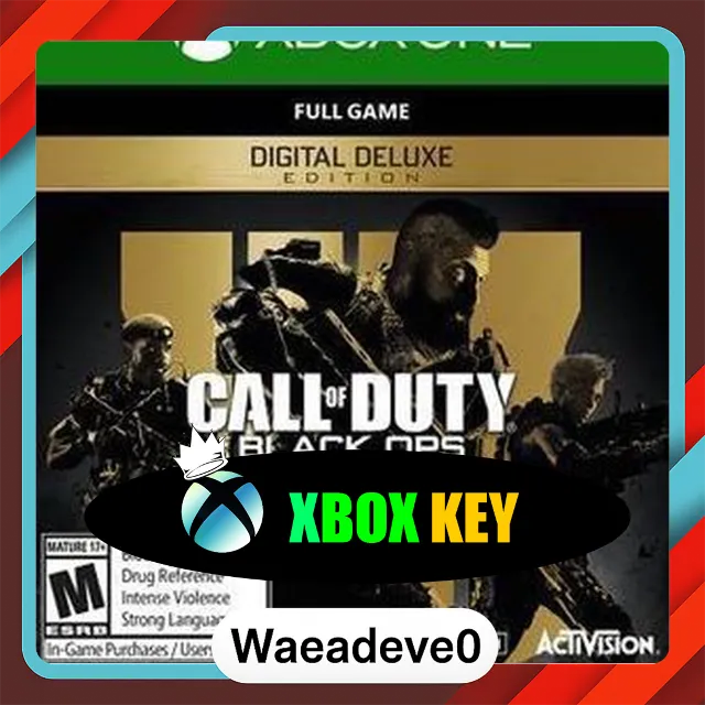Call of Duty: Black Ops 4 - Digital Deluxe XBOX LIVE Key GLOBAL