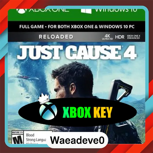 Just Cause 4 (Reloaded Edition) XBOX LIVE Key GLOBAL