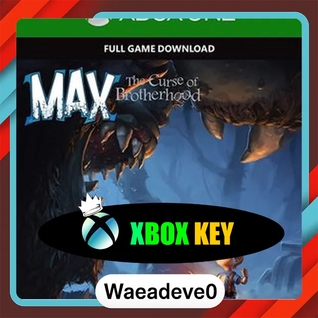 Max: The Curse of Brotherhood (Xbox One) Xbox Live Key GLOBAL