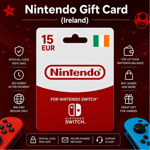 Nintendo Switch Online (Ирландия) 3–12 месяцев | Подписка Nintendo