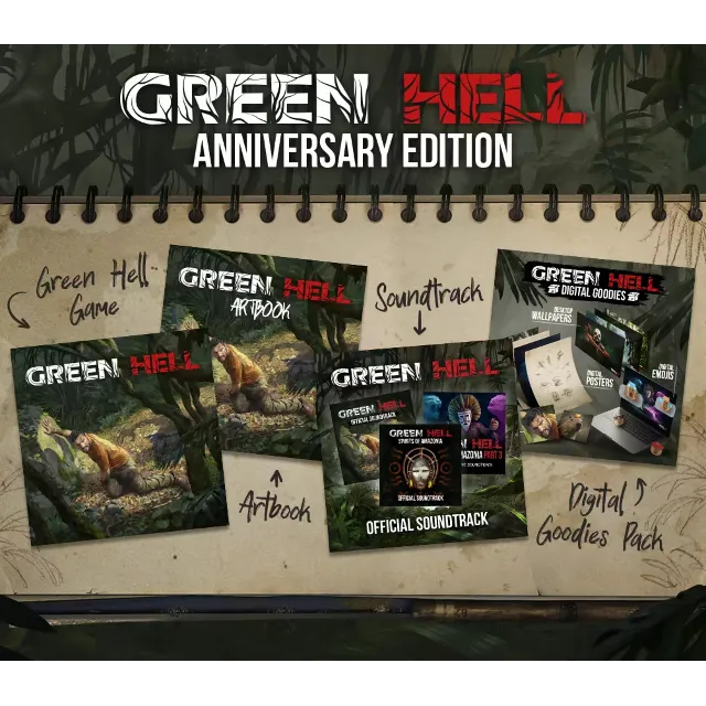 Green Hell - Anniversary Edition  Steam key RU/CIS РФ Россия key СНГ стим ключ