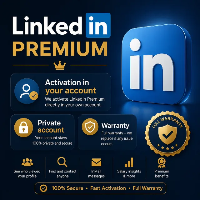 LinkedIn Premium — Business / Career | Активация на вашем аккаунте | Полная гарант