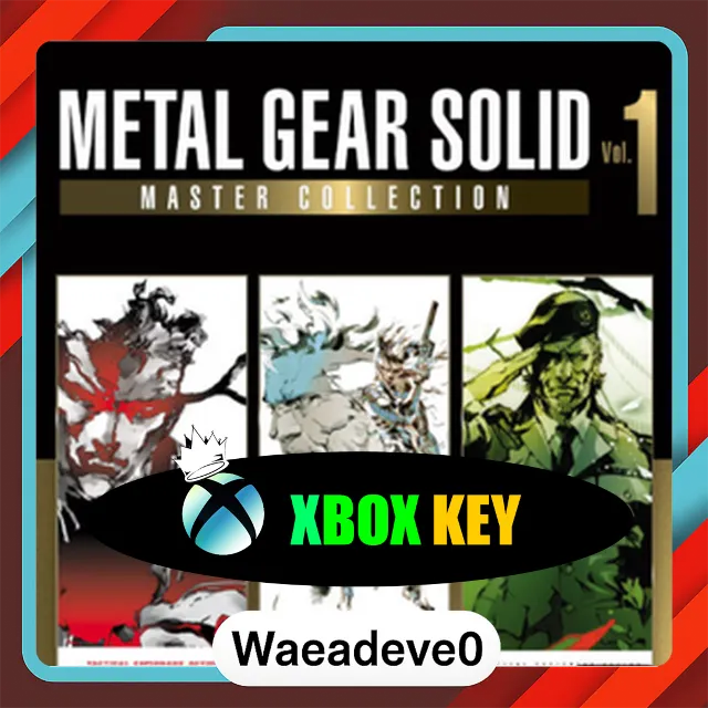 METAL GEAR SOLID: MASTER COLLECTION Vol.1 XBOX LIVE Key EUROPE
