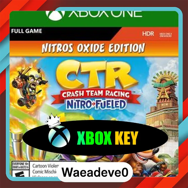 CTR Nitro-Fueled - Nitros Oxide Edition Xbox One Key (EU)