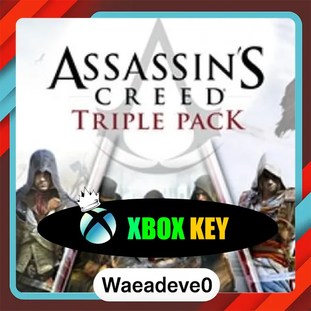 Assassin's Creed Triple Pack: Black Flag, Unity, Syndicate (Xbox One) Xbox Live Key E