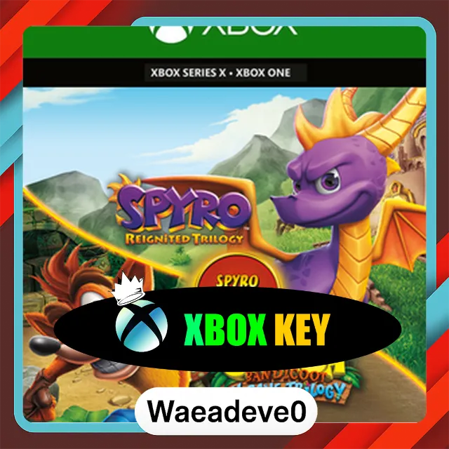 Spyro + Crash Remastered Game Bundle XBOX LIVE Key UNITED STATES