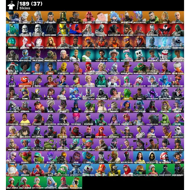 🔥[PC] 189+ Skins, 229+ Pickaxes, 154+ Emotes| Full + Instant Access🔥