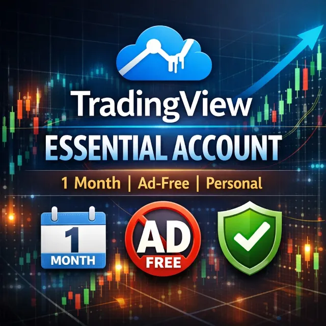 🎯 TradingView Essential Аккаунт | 1 Месяц | Без Рекламы | Личный
