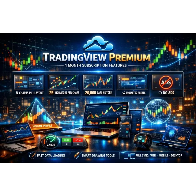 💥TradingView💥 Premium 1 Month ⭐ Полный доступ ⚡ Мгновенная доставка 📊🔥💯