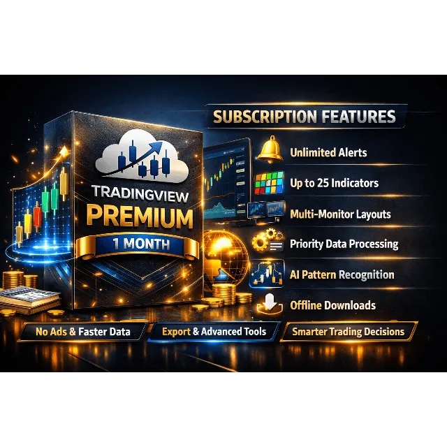 🔥 TradingView Premium1Month|Премиум функции|Мгновенная⚡ активацияАлерты безлимит 📊