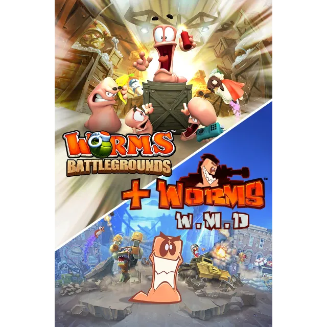 Worms Battlegrounds + Worms W.M.D