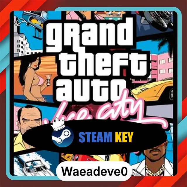 Grand Theft Auto: Vice City Steam Key GLOBAL