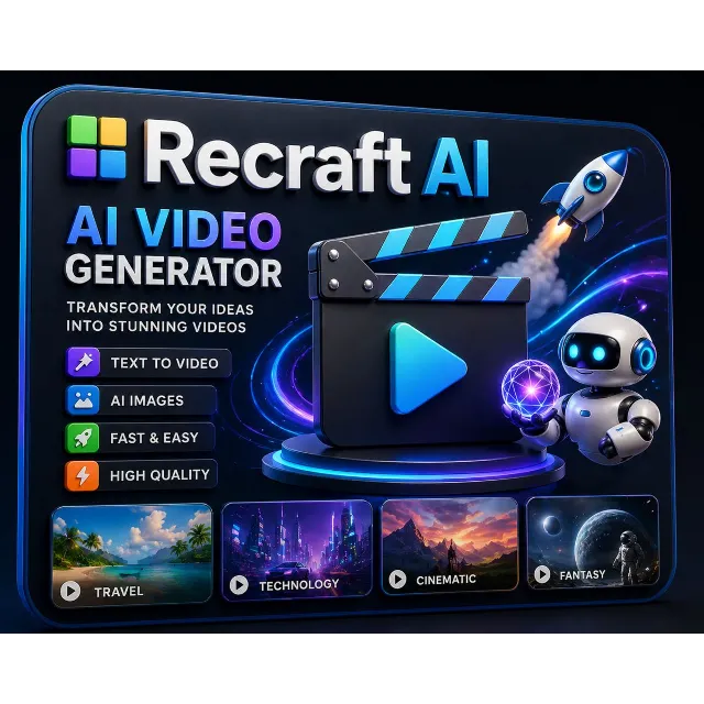 Recraft AI  Basic Subscription 1 Month - Private Account