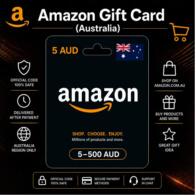 Amazon Gift Card (Австралия) 5–500 AUD | Код пополнения Amazon