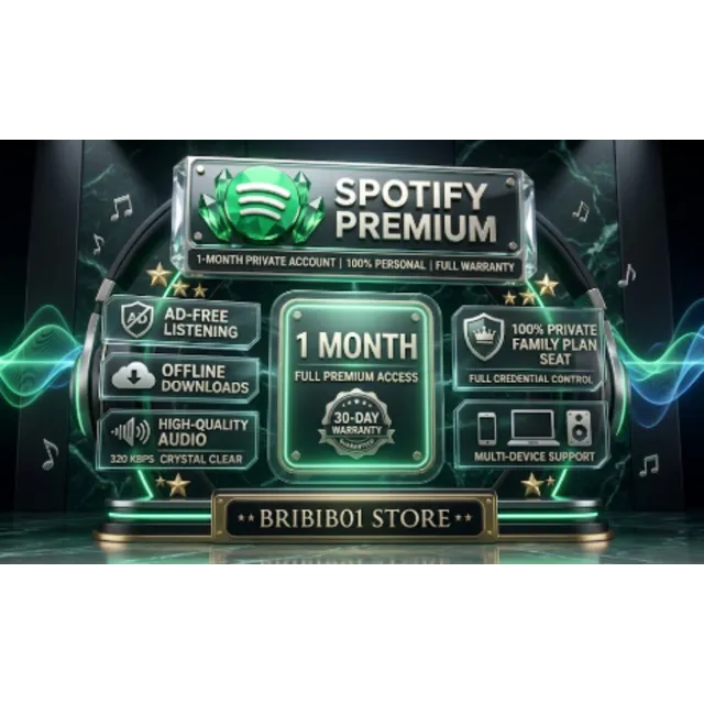 Spotify Premium 1 Month Subscription Account (Global)