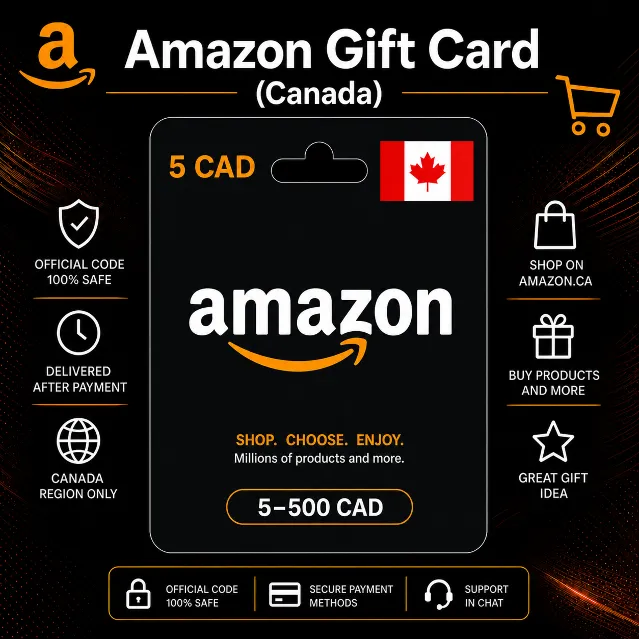 Amazon Gift Card (Канада) 5–500 CAD | Код пополнения Amazon