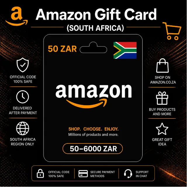 Amazon Gift Card (Южная Африка) 50–6000 ZAR | Код пополнения Amazon