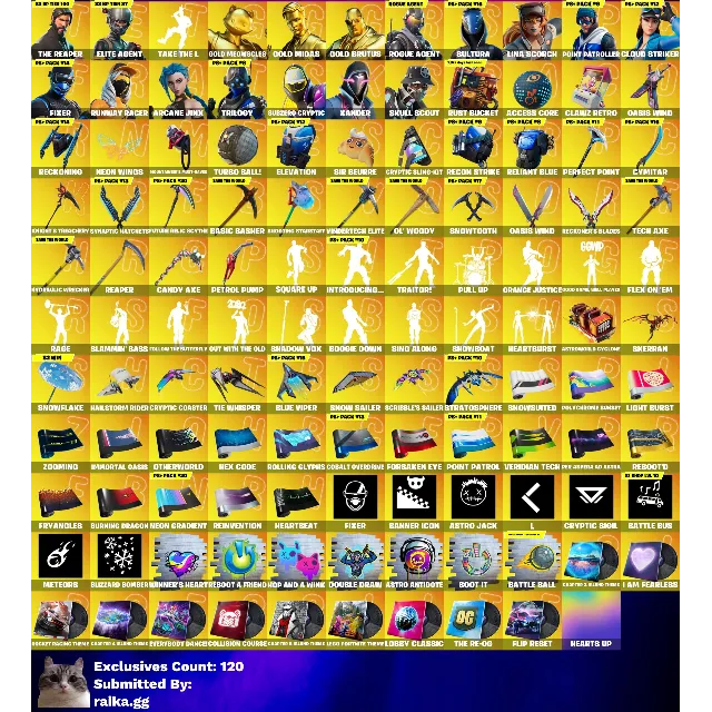 Автовыдача • FN (Все Платформы) • 320 скинов + 3.4k VB • Полный доступ