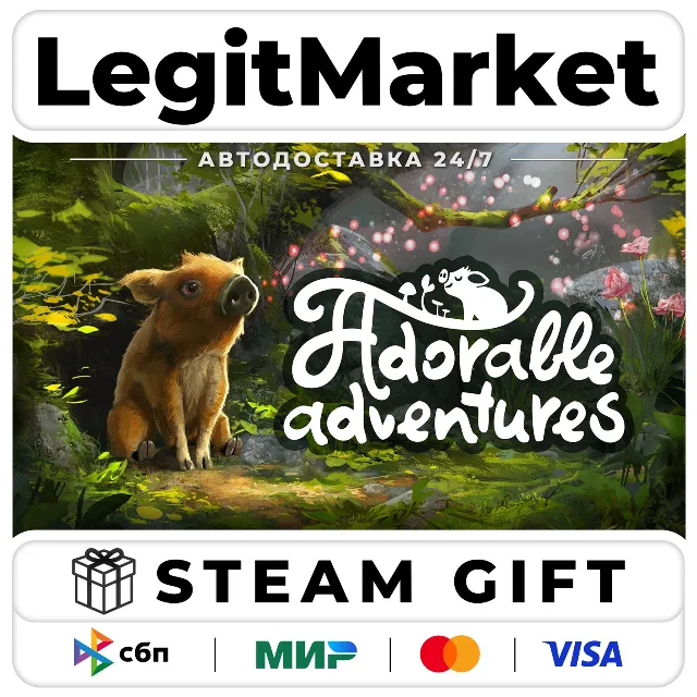 Adorable Adventures / Steam АВТО / РУ + МИР