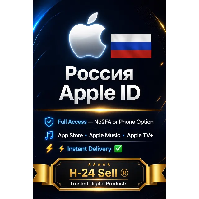 🇷🇺 Apple ID Россия | Полный Доступ ⚡ No2FA или Телефон | Мгновенно ✅