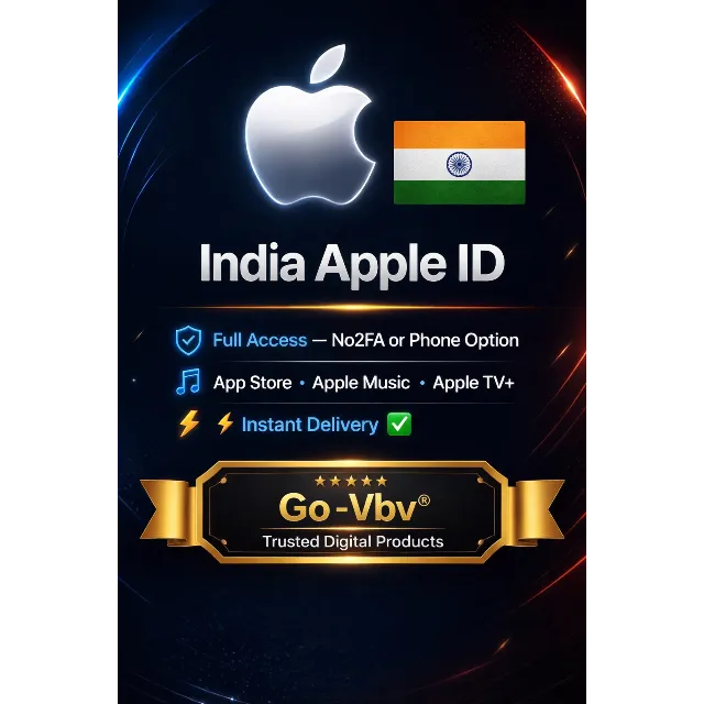 🇮🇳 Индийский Apple ID – Полный доступ ✨ Мгновенная доставка 🔑 Безопасность и редак