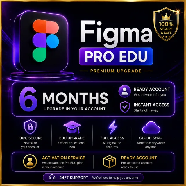 💎 Профессиональный план Figma – 6 меся полный набор функций и неограниченное количес