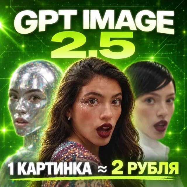 GPT Image 2.5 - новая модель, лица и товары не «плывут» при редактировании