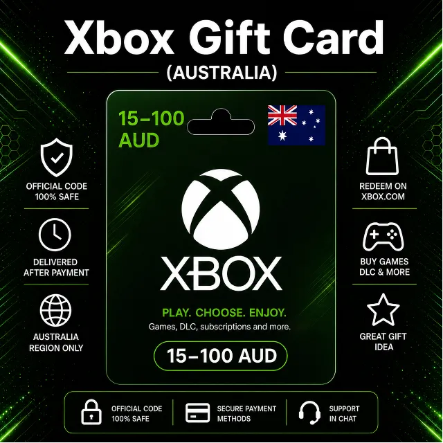 Xbox Gift Card (Австралия) 15–100 AUD | Код пополнения Xbox