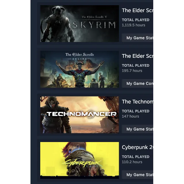 ONLINE STEAM 7 LVL | Cyberpunk 2077 and 4  GAMES TOTAL COSTS 110 $ | FULL ACCESS