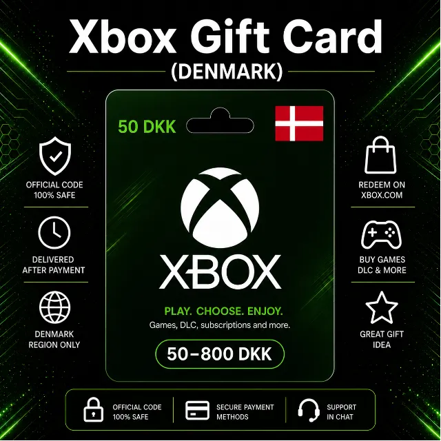 Xbox Gift Card (Дания) 50–800 DKK | Код пополнения Xbox