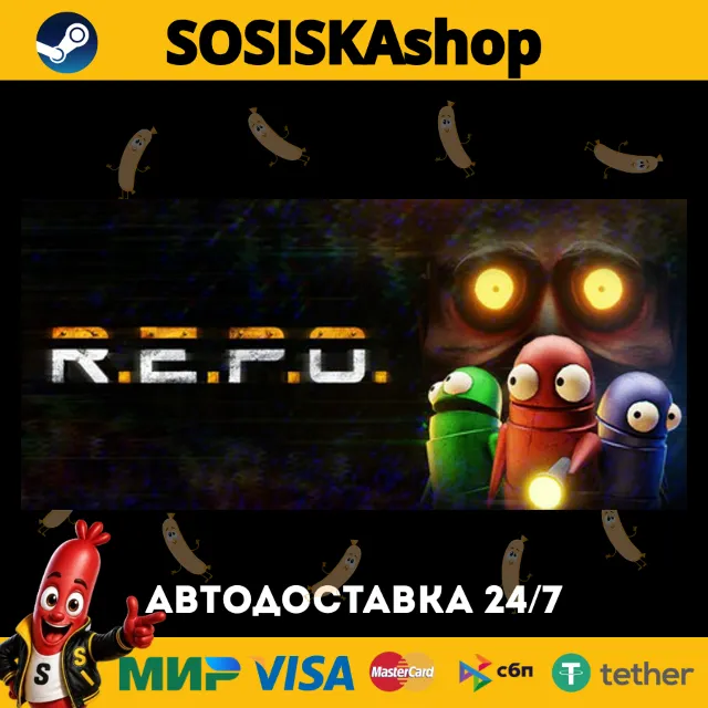 R.E.P.O. + ВЫБОР РЕГИОНА STEAM