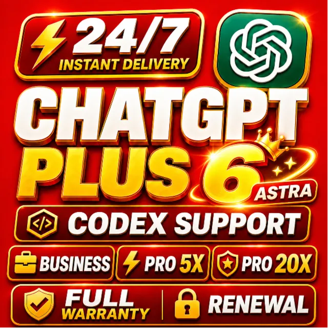 [24/7] ChatGPT 6 PLUS + Codex | PRO 5X / Go| Business | ПОДПИСКА / ПРОДЛЕНИЕ