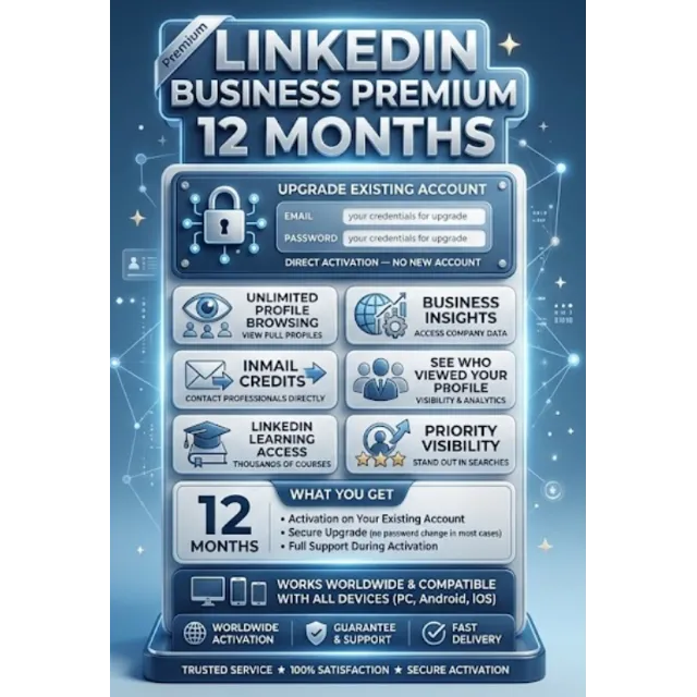 Linkedin Business Premium Plan 12 Months