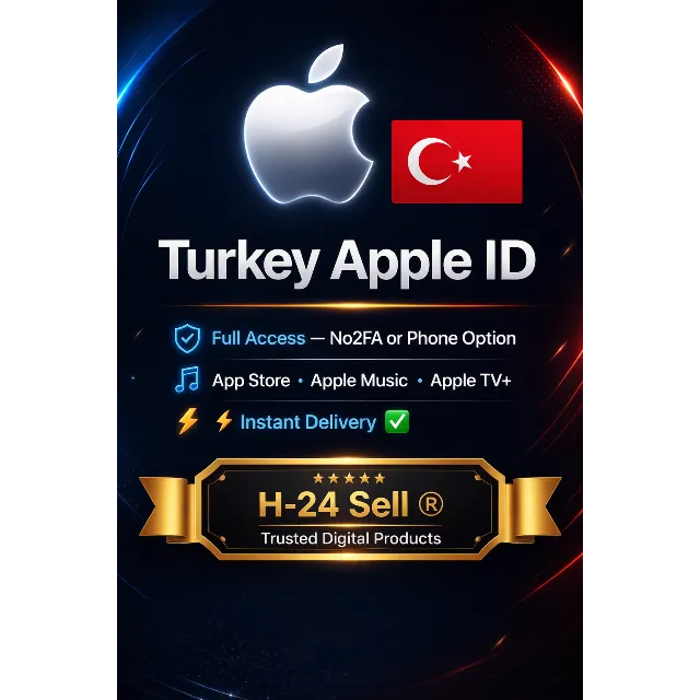 🇹🇷 Apple ID Турция | Полный Доступ ⚡ No2FA или Телефон | Мгновенно ✅
