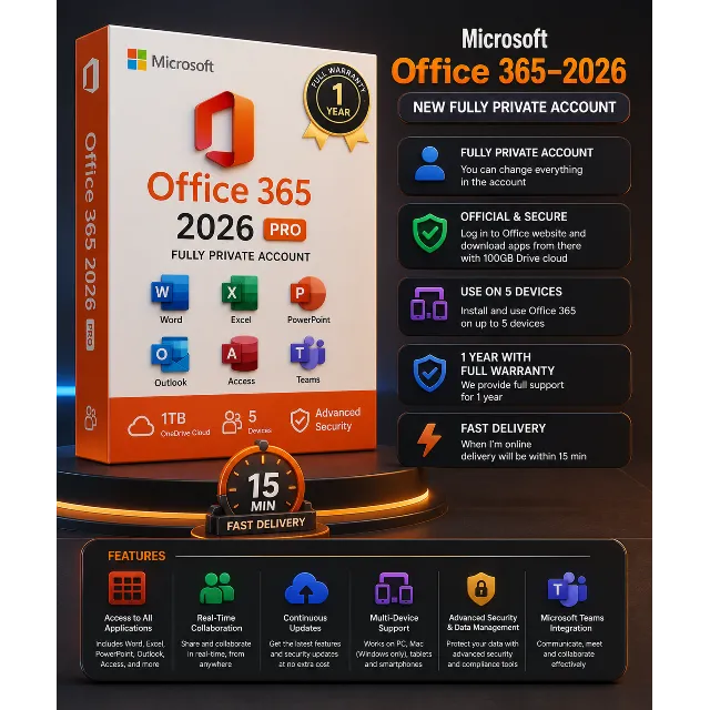 Microsoft 365 Premium Subscription 1 Year - Private Account (Global)