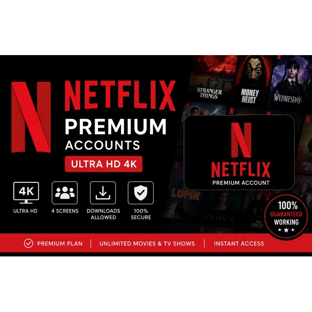 ✔️ Подписка на Netflix  на 1 месяц