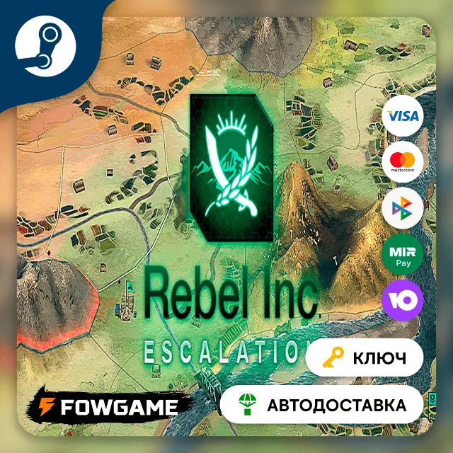 🔵 Rebel Inc: Escalation (РУ+СНГ) 🔑КЛЮЧ STEAM