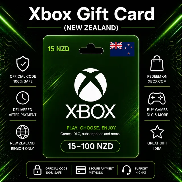 Xbox Gift Card (Новая Зеландия) 15–100 NZD | Код пополнения Xbox