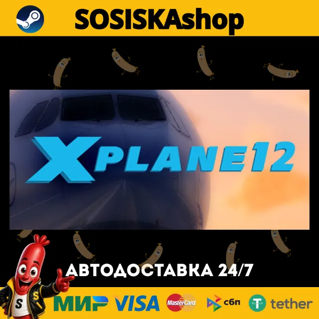 X-Plane 12 + ВЫБОР РЕГИОНА STEAM
