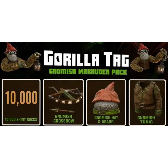 Gnomish Marauder Pack для Gorilla Tag  для Oculus quest 2 3 s