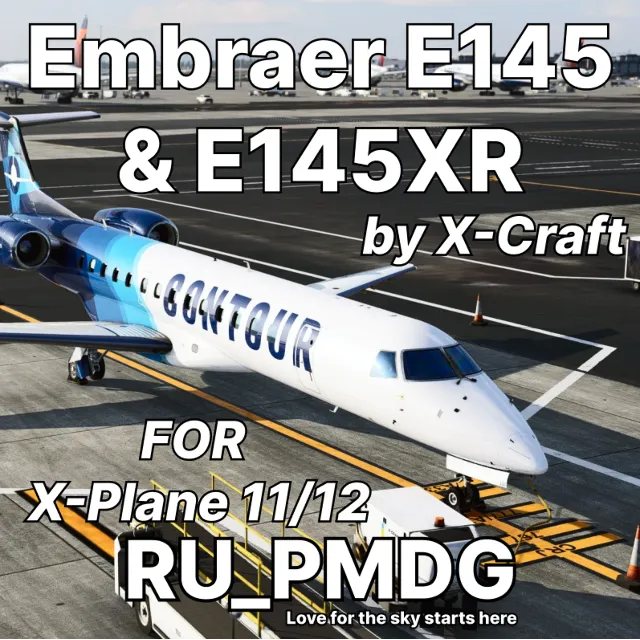 X-Craft Embraer E145 &amp; E145XR for X-Plane 12