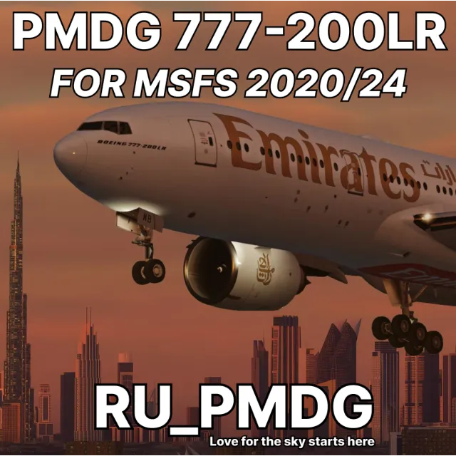PMDG 777-200LR for MSFS2020/24