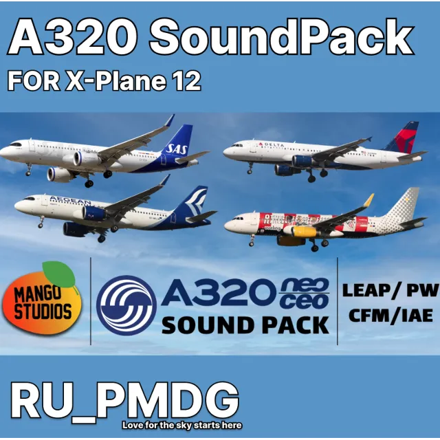 Mango Studios A320neo Sound Pack XP11/12