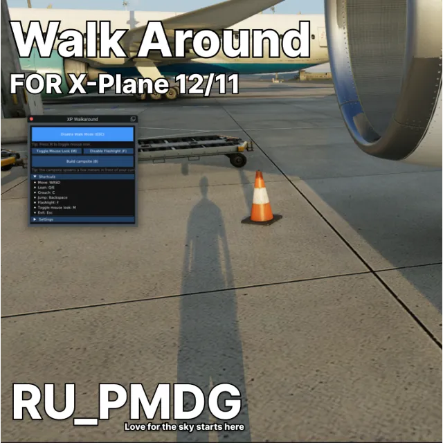 WalkAround Plugin for X-Plane 12/11