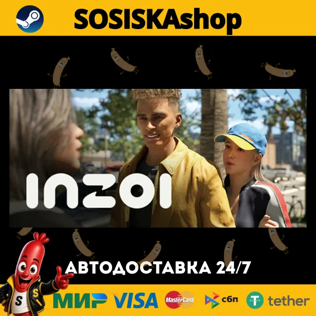 inZOI + ВЫБОР РЕГИОНА STEAM